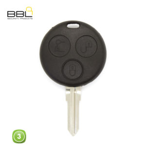 BBL Key Shells Mercedes Shape 3 Button KSC-BE-25B