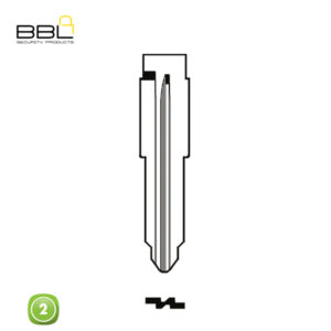 BBL Key Shells Mitsubishi Shape 2 Button KSC-MIT-24D