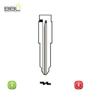 BBL Key Shells Mitsubishi Shape 3 Button KSC-MIT-27B