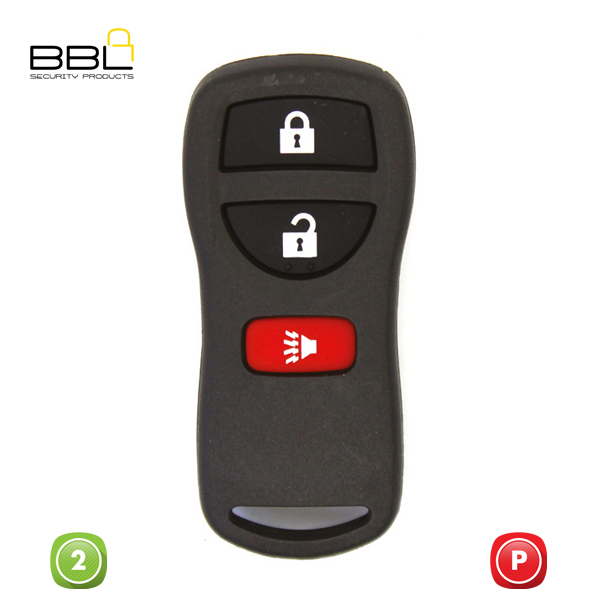 BBL Key Shells Nissan Shape 2 Button KSC-NIS-18_A