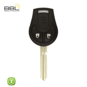 BBL Key Shells Nissan Shape 2 Button KSC-NIS-39