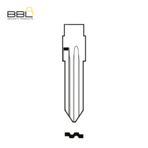 BBL Key Shells Opel Shape 0 Button KSC-OP-17