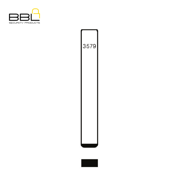 BBL Key Shells Opel Shape 0 Button KSC-OP-18_B