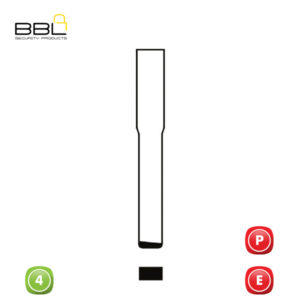 BBL Key Shells Range Rover Shape 4 Button KSC-LAND-10