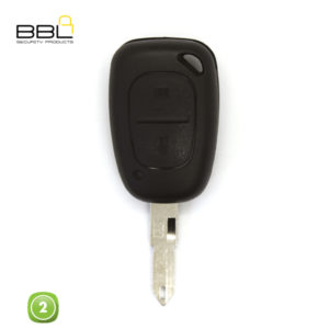 BBL Key Shells Renault Shape 2 Button KSC-REN-04A