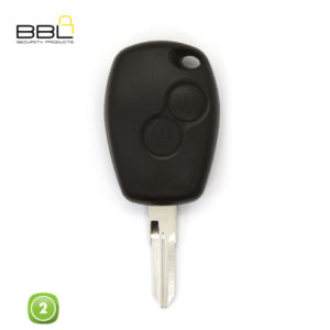 BBL Key Shells Renault Shape 2 Button KSC-REN-05D