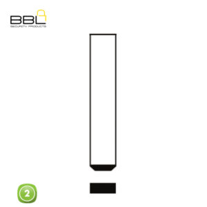 BBL Key Shells Renault Shape 2 Button KSC-REN-07B
