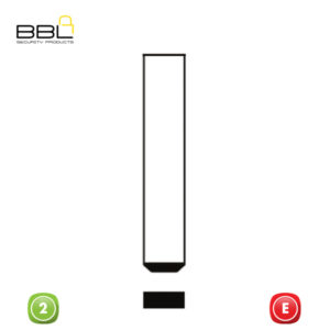 BBL Key Shells Renault Shape 2 Button KSC-REN-13D