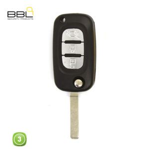 BBL Key Shells Renault Shape 3 Button KSC-REN-20