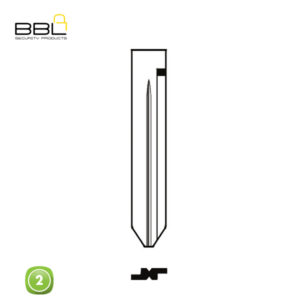 BBL Key Shells Toyota Shape 2 Button KSC-TOY-22
