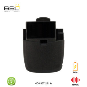 BBL Remote Audi Shape 3 Button REMC-AUDI-01B