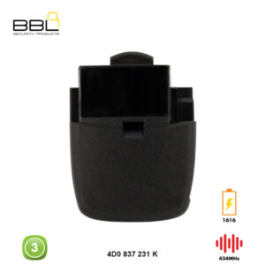 BBL Remote Audi Shape 3 Button REMC-AUDI-02B