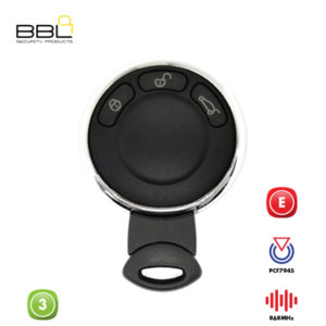 BBL Remote BMW Shape 3 Button REMC-BMW-01