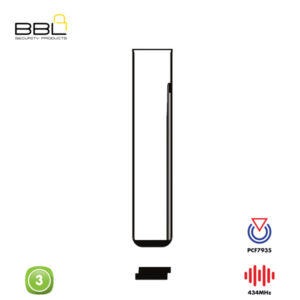 BBL Remote BMW Shape 3 Button REMC-BMW-03
