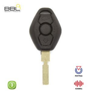 BBL Remote BMW Shape 3 Button REMC-BMW-04