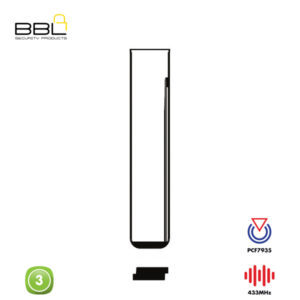 BBL Remote BMW Shape 3 Button REMC-BMW-16B