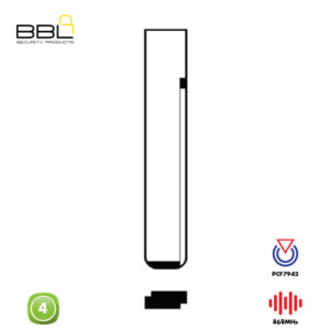 BBL Remote BMW Shape 4 Button REMC-BMW-12