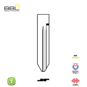 BBL Remote Chrysler 2 Button 433 PCF7941A HITAG 2 CY24 REMC-CHRY-04