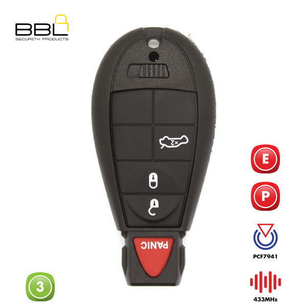 BBL Remote Chrysler Shape 3 Button REMC-CHRY-09B_A