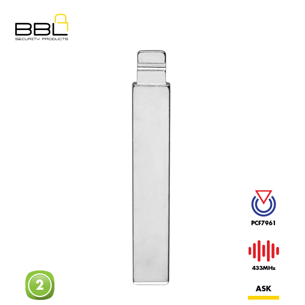 BBL Remote Citroen Shape 2 Button REMC-CIT-03_C