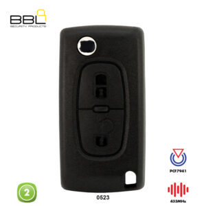BBL Remote Citroen Shape 2 Button REMC-CIT-22A