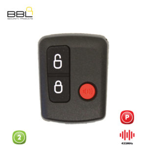 BBL Remote Ford Shape 2 Button REMC-FORD-20A