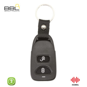 BBL Remote Hyundai Shape 2 Button REMC-HYU-02A2