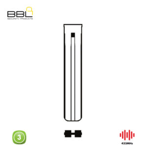 BBL Remote Hyundai Shape 3 Button REMC-HYU-06B