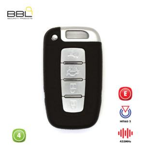BBL Remote Hyundai Shape 4 Button REMC-HYU-13B