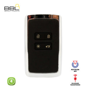 BBL Remote Key Renault 4 Button PCF7953M HITAG AES KADJAR REMC-REN-37