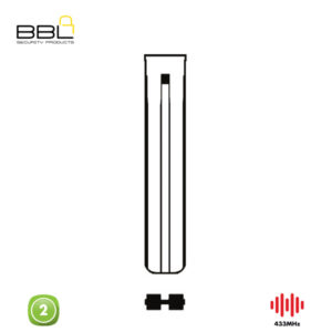 BBL Remote Kia Shape 2 Button REMC-KIA-03