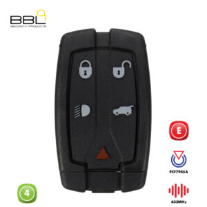 BBL Remote Land Rover Shape 4 Button REMC-LAND-03