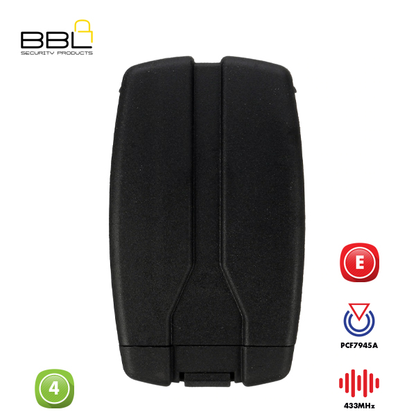 BBL Remote Land Rover Shape 4 Button REMC-LAND-03_B