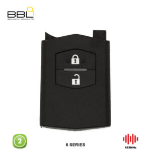 BBL Remote Mazda Shape 2 Button REMC-MAZ-07A