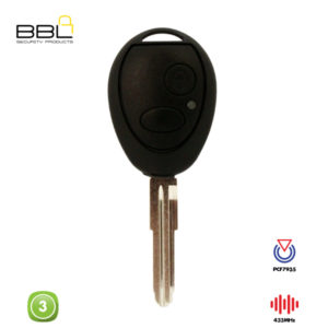 BBL Remote Land Rover Shape 2 Button REMC-LAND-08