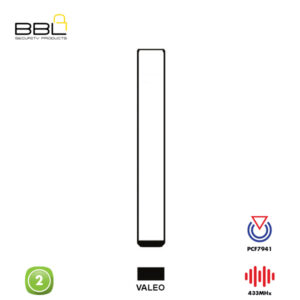 BBL Remote Opel Astra Shape 2 Button REMC-OPEL-01