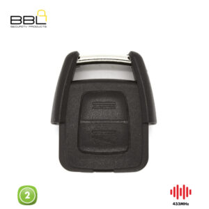 BBL Remote Opel Shape 2 Button REMC-OPEL-03C