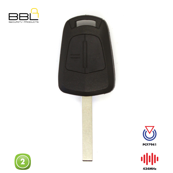 BBL Remote Opel Shape 2 Button REMC-OPEL-19_A