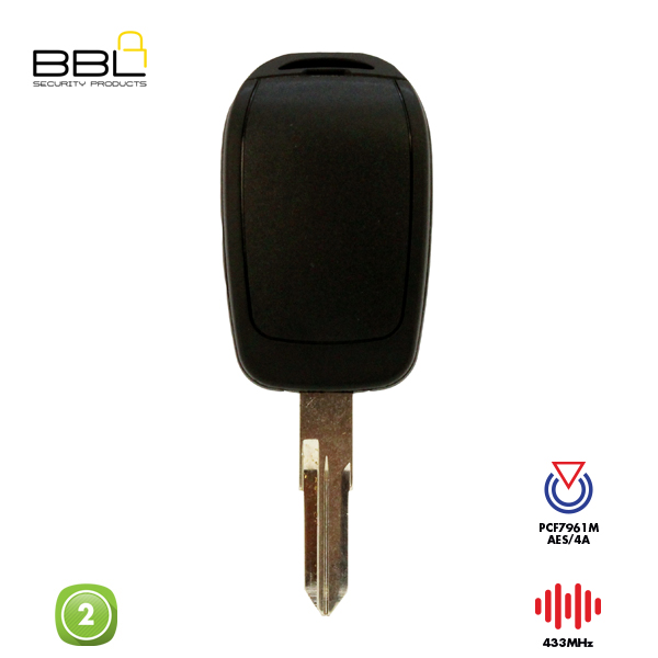 BBL Remote Renault Shape 2 Button REMC-REN-07-433_B