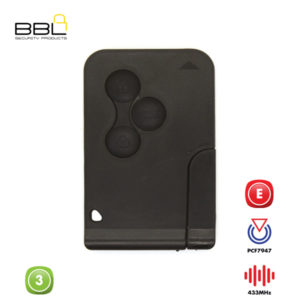 BBL Remote Renault Shape 3 Button REMC-REN-01A