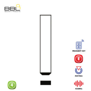 BBL Remote Renault Shape 4 Button REMC-REN-03C2