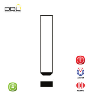 BBL Remote Renault Shape 4 Button REMC-REN-19