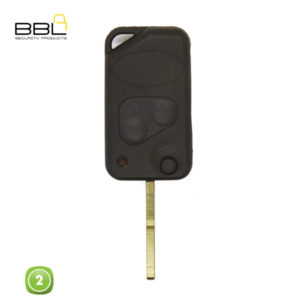 BBLKey Shells Land Rover Shape 2 Button KSC-LAND-07B