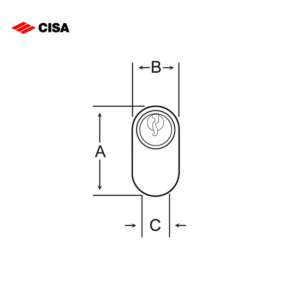 CISA-C2000-Large-Oval-Knob-Cylinder-09023-10-00_D