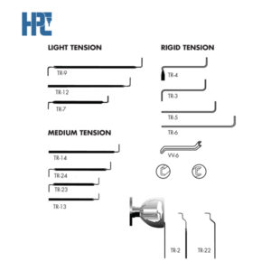 HPC Tension Tools and Pick Sets TR-9