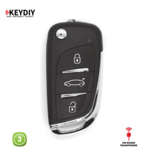 KEYDIY Remote Citroen Ds Shape 3 Button Onboard KDNB11-3