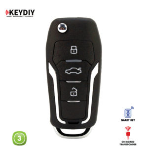 KEYDIY Remote FORD Shape 3 Button KDZB12-3