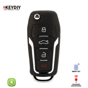 KEYDIY Remote FORD Shape 4 Button KDZB12-4