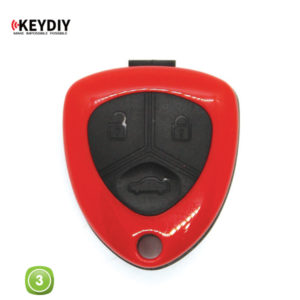 KEYDIY Remote Ferrari Shape 3 Button KDB17-2