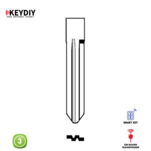 KEYDIY Remote HYUNDAI Shape 3 Button KDZB04-3